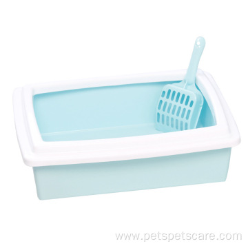 Splashproof semi-enclosed cheap big cat litter box